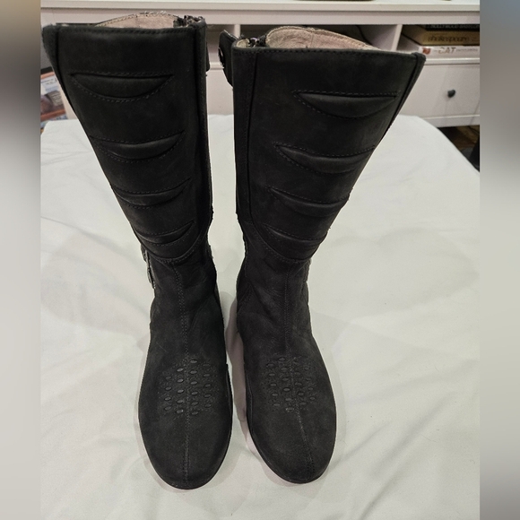 Icon Sacred Black Leather Motorcycle Riding Boot Size Womens 5 - Picture 4 of 8